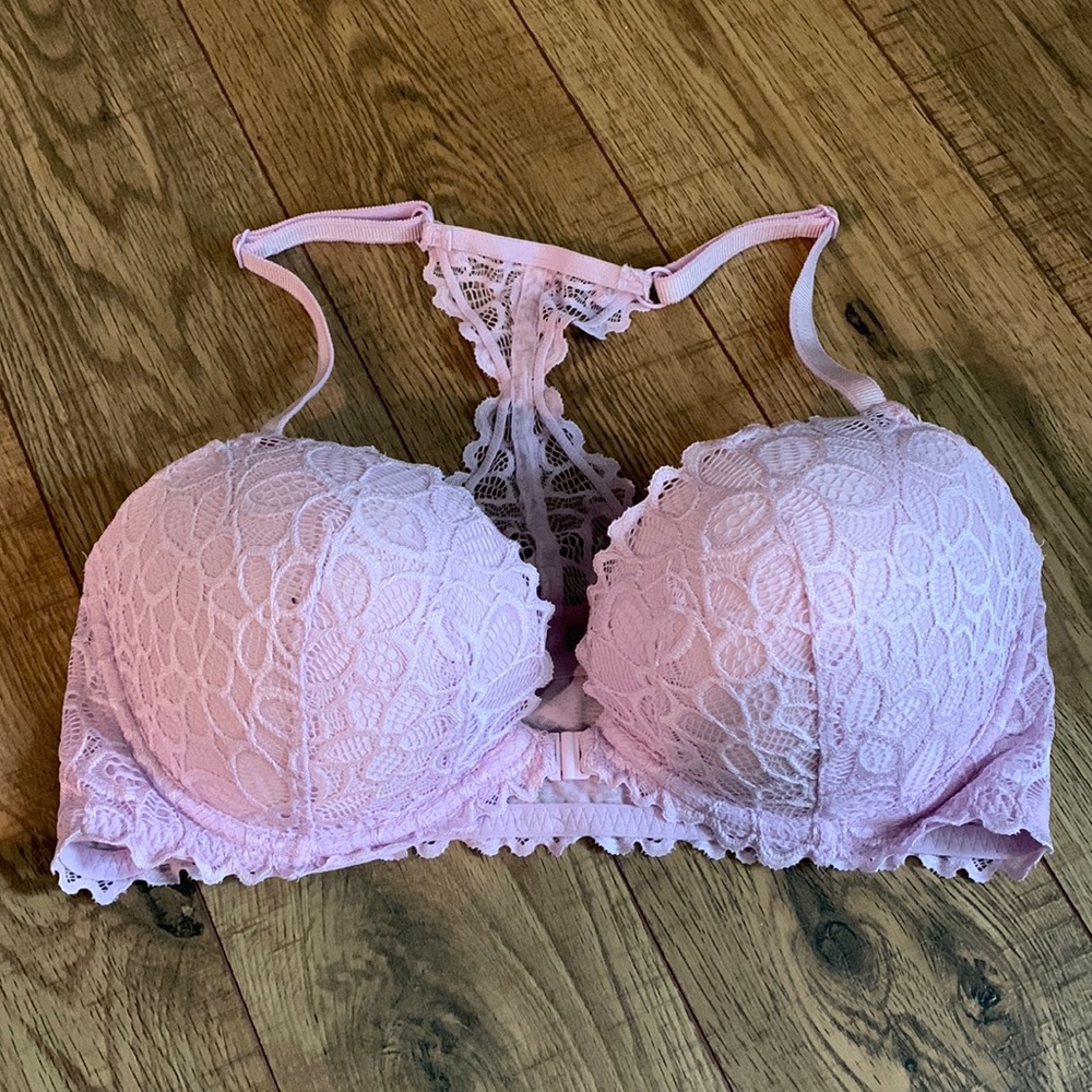 Pink bra